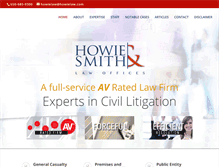 Tablet Screenshot of howielaw.com